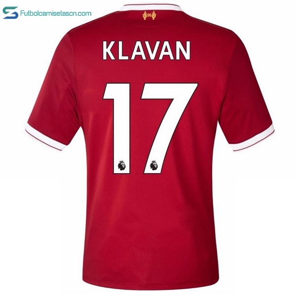 Camiseta Liverpool 1ª Klavan 2017/18